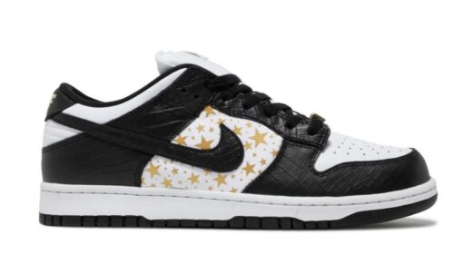 Nike SB Dunk Low Supreme Black Unfading Sneaker