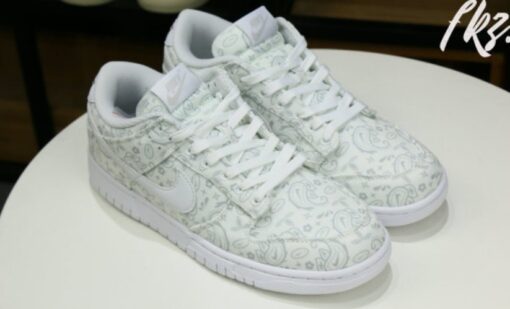 Nike Dunk Low White Paisley Classic Kicks