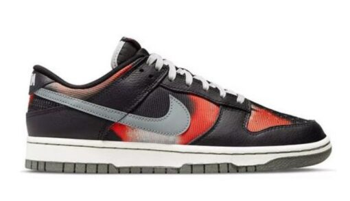 Nike Dunk Low 'Graffiti' Black Red Classic Kicks