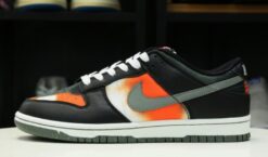 Nike Dunk Low 'Graffiti' Black Red Classic Kicks