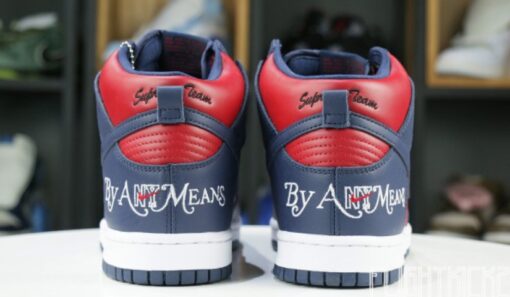 Nike SB Dunk High Supreme By Any Means Navy Unfading Sneaker