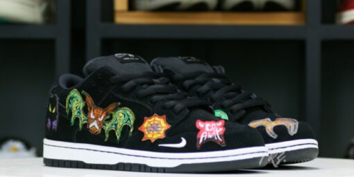 Neckface X Nike Dunk Low Pro SB Black Classic Kicks