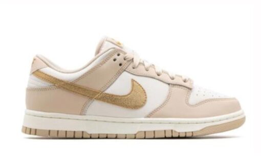 Nike Dunk Low Phantom Metallic Gold (Women's) Iconic Sneaker