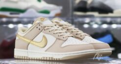 Nike Dunk Low Phantom Metallic Gold (Women's) Iconic Sneaker