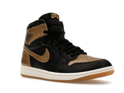 Nike Air Jordan 1 Retro High OG Black Metallic Gold - DZ5485-071