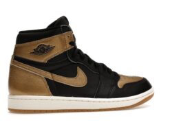 Nike Air Jordan 1 Retro High OG Black Metallic Gold - DZ5485-071