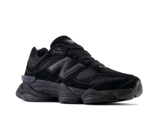 New Balance 9060 Triple Black Leathers - U9060NRI