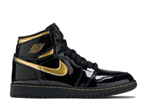 Nike Air Jordan 1 Retro High OG GS 'Black Metallic Gold' - 575441-032