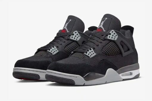 Jordan 4 Retro Black Canvas GS - DV0553-006