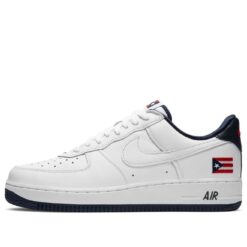 Nike Air Force 1 Low Qs ‘Puerto Rico’ White/Red/Blue Sneakers CJ1386-100