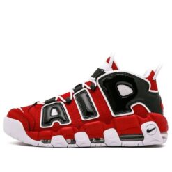 Nike Air More Uptempo Bulls 2017-2021 In Red And Black 921948-600