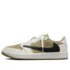 Travis Scott X Air Jordan 1 Low Golf Shoes – Neutral Olive Colorway FZ3124-200