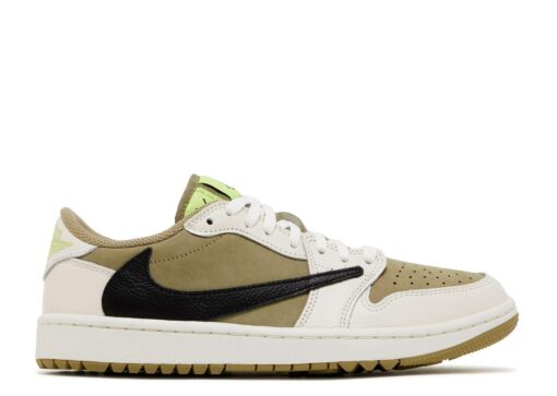 Travis Scott X Air Jordan 1 Low Golf - Neutral Olive - FZ3124-200