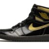 Nike Air Jordan 1 Retro High OG Black Metallic Gold - DZ5485-071