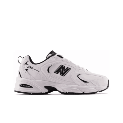 New Balance 530 White Black Leather Mr530syb