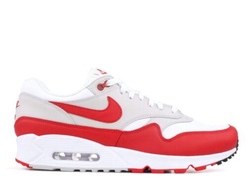 Nike Air Max 90 'White University Red' - AQ1273-100