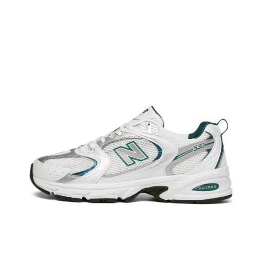 New Balance 530 White Silver Green Mr530ab