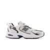 New Balance 530 White Silver Metallic Black Mr530lb