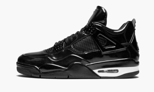 Nike Air Jordan 4 11Lab4 'Black Patent' - 719864-010