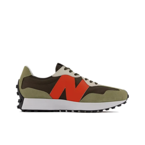 New Balance 327 True Olive Vibrant Orange Ms327be