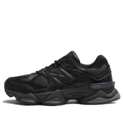 New Balance 9060 Triple Black Leathers - U9060NRI