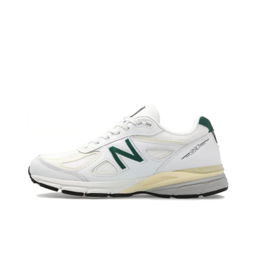 New Balance 990v4 Miusa White Green U990tc4