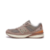 New Balance NB 990 V5 Running Shoes Low-Top Brown Gray Orange M990SC5