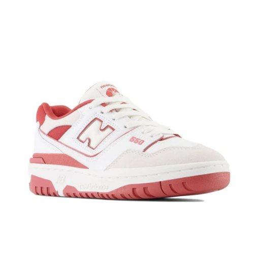 New Balance 550 White Brick Red BB550STB