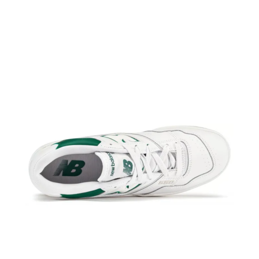 New Balance 550 White Classic Green Bb550swb