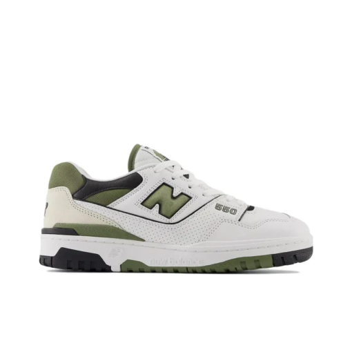 New Balance 550 White Dark Olivine Bb550dob