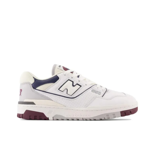 New Balance 550 White Natural Indigo Burgundy BB550PWB