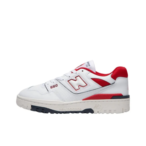 New Balance 550 White Team Red Navy JD Sports Exclusive BB550JR1