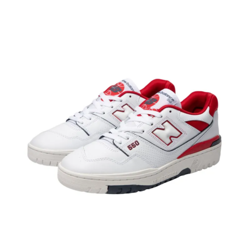 New Balance 550 White Team Red Navy JD Sports Exclusive BB550JR1