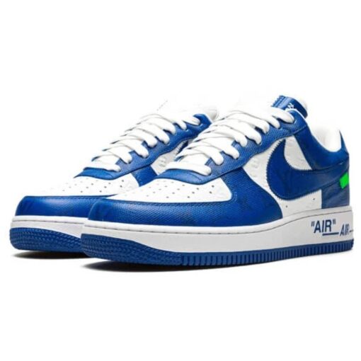 Nike x LOUIS VUITTON Air Force 1 Low by Virgil Abloh 'Blue White' 1A9VAO