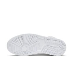 Wmns Air Jordan 1 Mid ‘Triple White Patent’ BQ6472-100