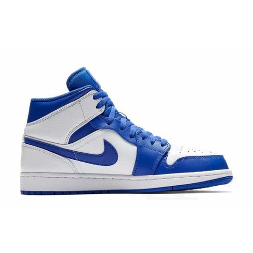 Air Jordan 1 Mid 'Hyper Royal White' 554724-114