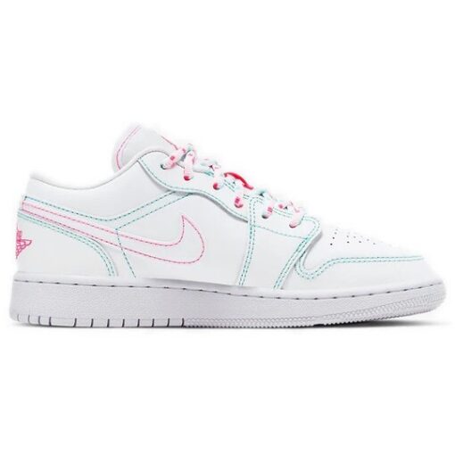 Jordan 1 Low ‘White Green Pink’ 554723-101