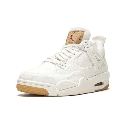 (GS) Air Jordan 4 Retro x Levi's 'White Denim' AQ9103-100