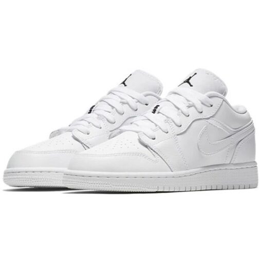(GS) Air Jordan 1 Low 'Triple White' 553560-110