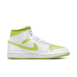 (WMNS) Air Jordan 1 Mid 'White Lime' BQ6472-131