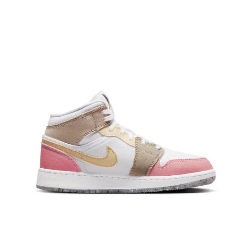(GS) Air Jordan 1 Mid SE 'Pastel Grind' DJ0338-100