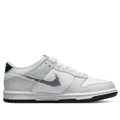 (GS) Nike Dunk Low 'Glitch Swoosh' DV3033-001