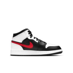 Jordan 1 Mid ‘White Black Chile Red’ 554725-075