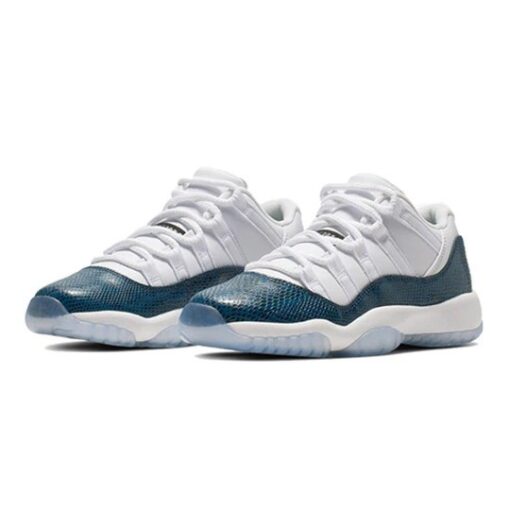 (GS) Air Jordan 11 Retro Low 'Navy Snakeskin' 2019 CD6847-102