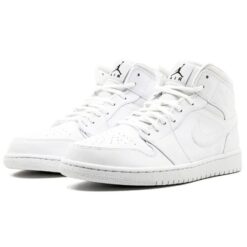 Air Jordan 1 Retro Mid 'White' 554724-110