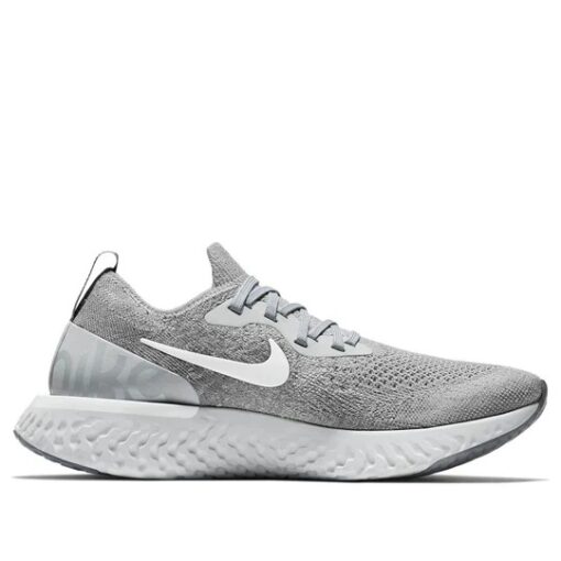 (WMNS) Nike Epic React Flyknit 'Wolf Grey' AQ0070-002