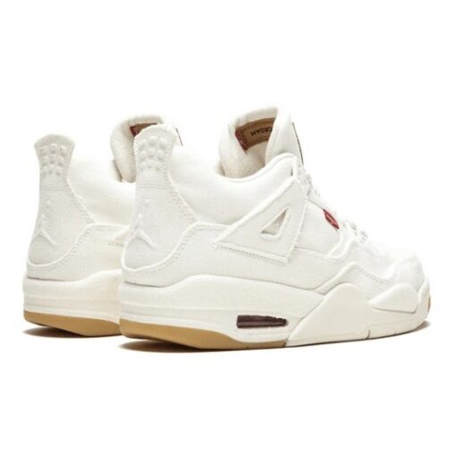 (GS) Air Jordan 4 Retro x Levi's 'White Denim' AQ9103-100