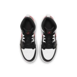 Jordan 1 Mid ‘White Black Chile Red (PS)’ 640734-075