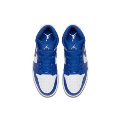 Air Jordan 1 Mid 'Hyper Royal White' 554724-114