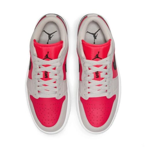 Jordan 1 Retro Low ‘Light Iron Ore Siren Red (Women’s)’ DC0774-060